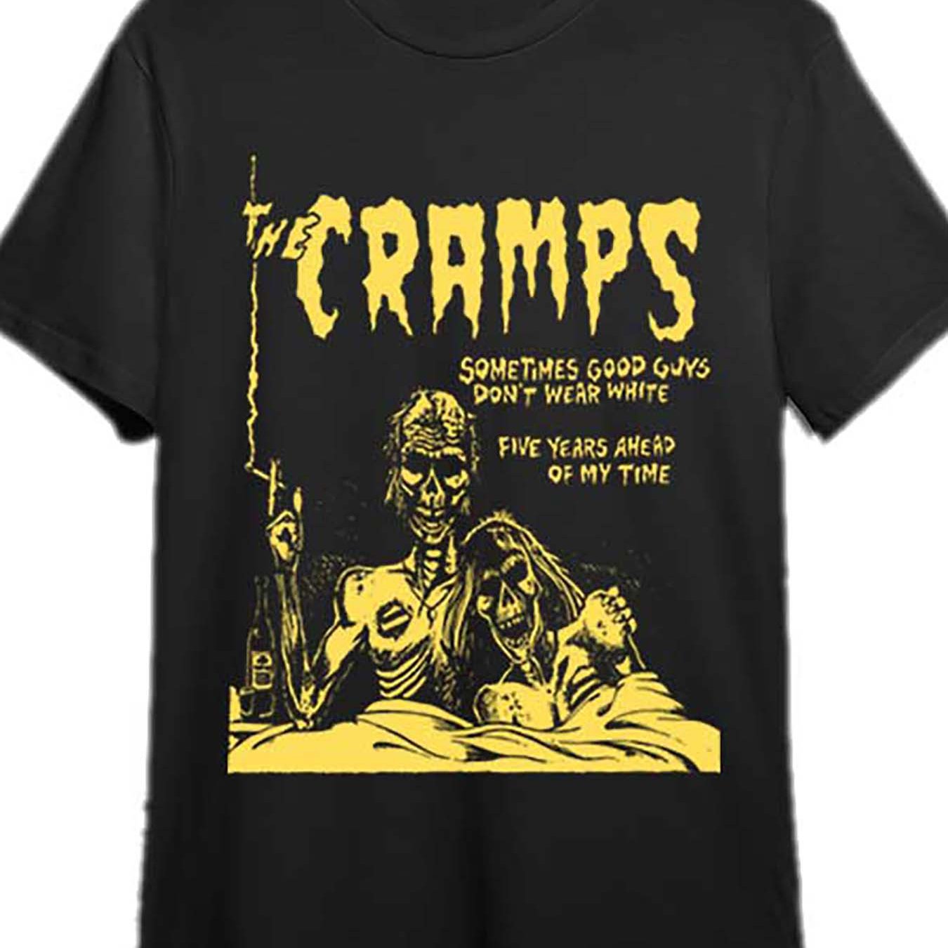 the cramps rock t shirt vintage, the cramps t shirt 341168 funny Men’s Short Sleeve Graphic T-shirt Collection black PR