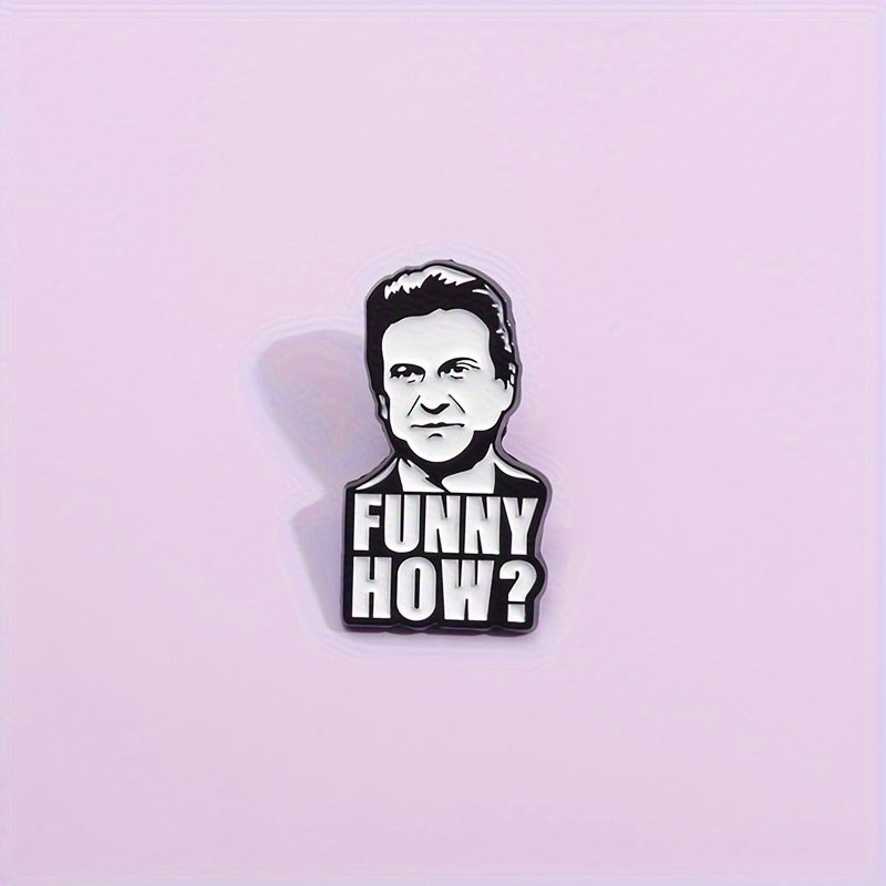 1/2pcs Funny How Texts Enamel Pin Brooches TV Show Brooch Badges Backpack Clothing Metal Badge Jewelry Gifts