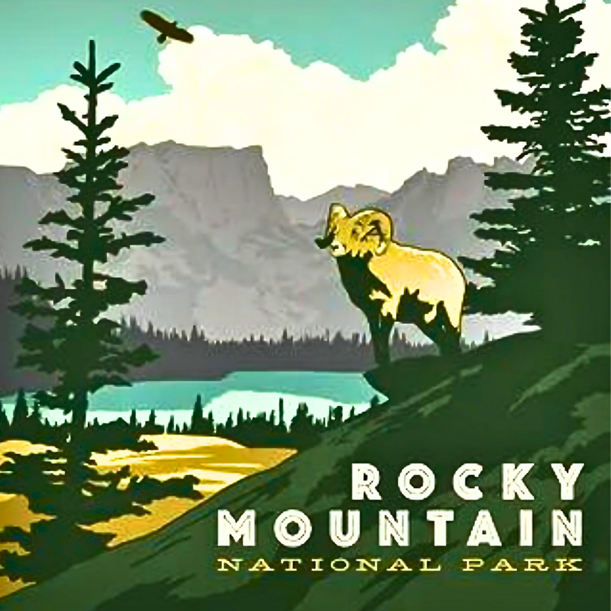 Rocky Mtn. Paint by Number - 24 Color Paint by number kitPaint by Numbers for Adults, Great Gift for Creatives, Best Screenless Hobby